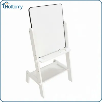 Blesiya Kids Double-Sided Chalkboard Easel Adjustable Wooden Art Stand Medium Standard Package