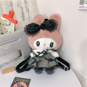 Balo Kuromi Melody đựng vừa điện thoại đáng yêu Balo đeo vai nhồi bông lông mịn họa tiết Sanrio dễ thương _ TingTing