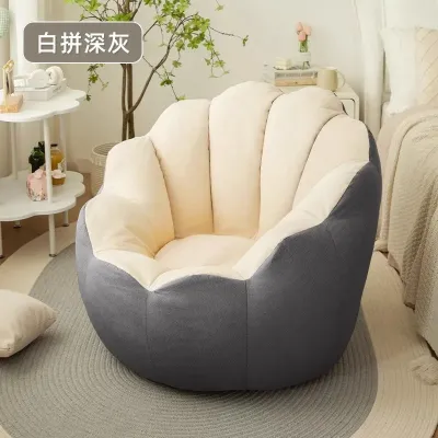 Flower Design Full Set Size 4.5kg FILLING Bean Bag lazy Sofa Chair FREE ROUND PEDAL Bean Bag cover Bean Beg Kerusi豆袋懶人沙發