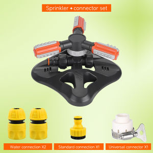 360 Degree Automatic Sprinkler Rotary Sprinkler Large Area Garden Sprinkler Built in 36 Units Angle Spray Nozzle for Park Lawn Plant Watering Garden Irrigation Tools