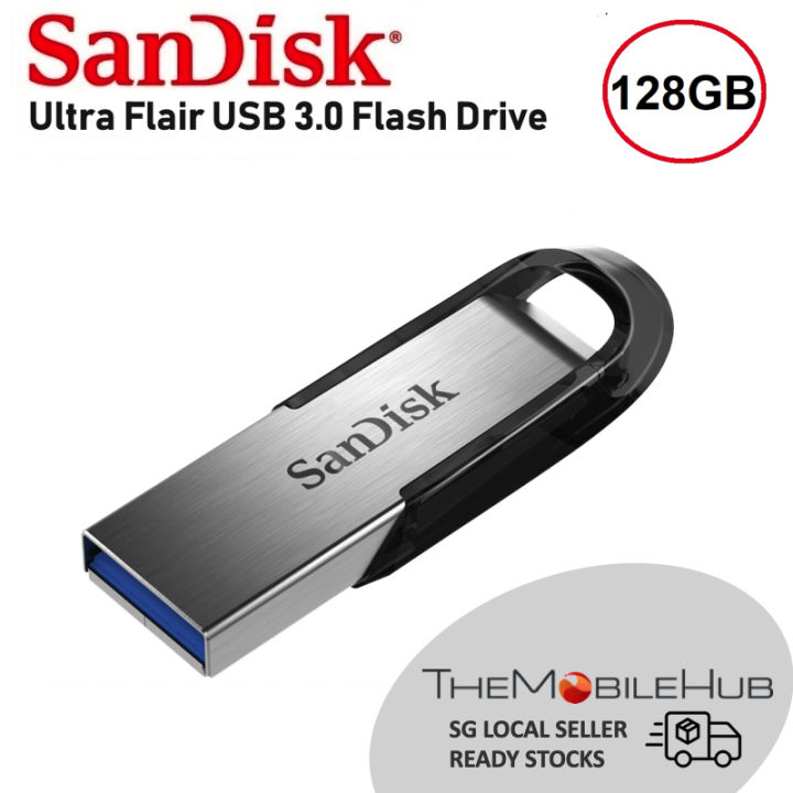 Sandisk Ultra Flair 128GB USB 3.0 Thumb Drive Flash Drive