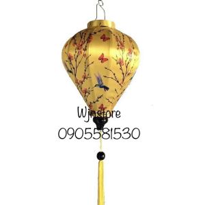 Đèn lồng vải lanh hội an phi 3d chuyên trang trí nhà hàng khách sạn(30cm)Zalo0905581530