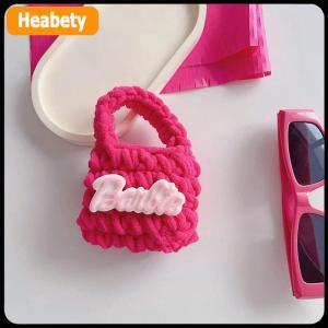 【2-3 days delivery】 Handmade Knitted Coin Purse Cute Earphone Storage Bag Earphones Anti-drop Pouch For Girls Mini Headphones Case Cover