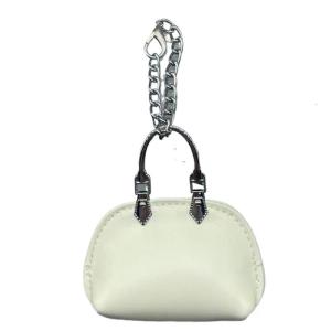 Creative Leather Keychain Hanging Ornament Car Key Holder for Kids and Adults Handbag Bag Charm Practical Ornament