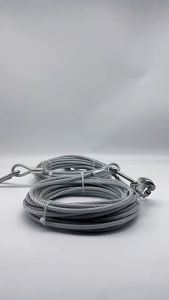 5/10/15M Stainless Steel Wire Rope Heavy Duty Steel Cable Multi-Purpose Clothesline Wire Garden DIY Cable Outdoor Hanging Rope Rust-Resistant Wire Cable