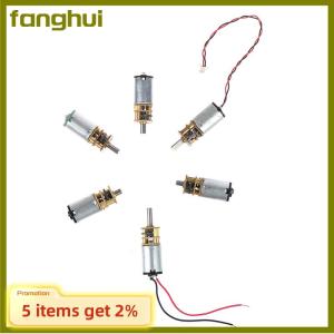 fanghui Micro N20 Gear Motor Slow Speed Metal Gearbox Reducer Electric Motor DIY Toy