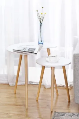 Side Table Meja Sudut Serbaguna Meja Nakas Meja Bulat Meja Scandinavia
