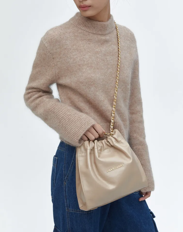 JILL STUART ★[Coco Chain] Drawstring chain shoulder bag S★ JILLSTUART] COCO CHAIN ショルダーバッグ S ☆ 23AW ☆人気