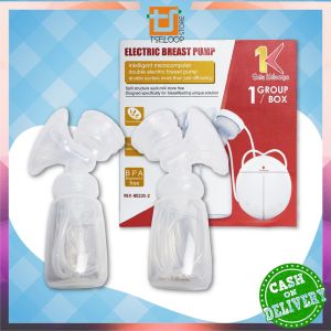 OFM-C24  Pompa Asi Real Bubee Double Electric Breast Pump / Pompa Asi Elektrik Bisa COD - TERMURAH