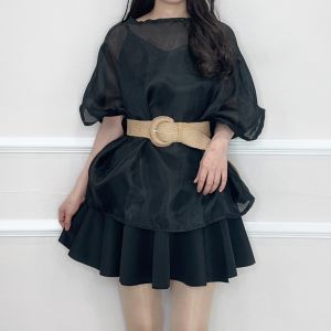 SV 6106 - Bellinda Top | Silvervogue | Atasan Organza Pakaian Kasual Wanita