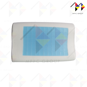 mppc หมอนนอนเมมโมรี่โฟมพร้อมเจลเย็น แก้ปวดคอ หมอนนอนหลับสบาย Cooling Gel Memory Foam Pillow