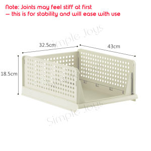 Multipurpose Wardrobe Organizer Divider Stackable And Foldable Pull-Out Design