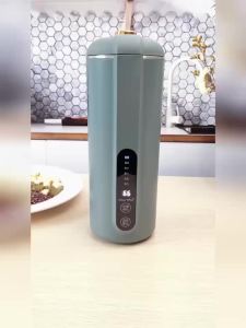 Portable Blender Machine Smoothie Blender And Grinder Ice Blender Machine Fruit Juicer Blender And Grinder Heating Automatic Small Soybean Milk Machine Multi-Function Portable