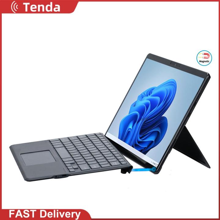 Bàn phím máy tính bảng 3 chế độ ánh sáng tương thích Bluetooth 5.0 Bàn Phím Phụ kiện PC Bàn phím từ tính cho bề mặt PRO8/x/PRO9