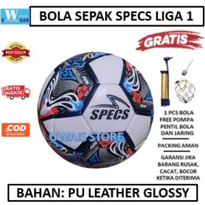 BOLA SEPAK Specs asli untuk liga 1 dewasa profesional mendapatkan bonus Pompa pentil dan jaring bola sepakbola original