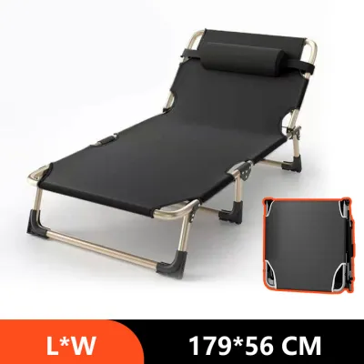 【Free shipping】2026NEW folding bed single heavy duty Outdoor Waterproof Folding bed portable bed with foam adjustable foldable bed Office Nap Bed camping folding chair sofa bed