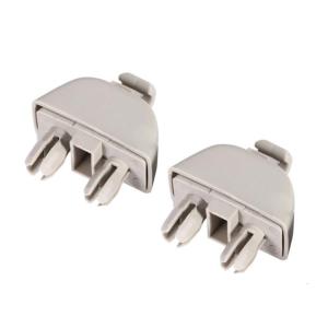 Car Interior Trim Sun Visor Clip Hook Bracket for A6-C6 Passat-B7 Polo- Replace 4F0857561 Plastic Sunvisor Fastener Clip