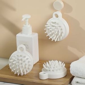 Lược massage gội đầu kiểu Nhật Bản chải đầu gội đầu cho người lớn Bàn chải gội đầu bằng silicone để làm sạch da đầu