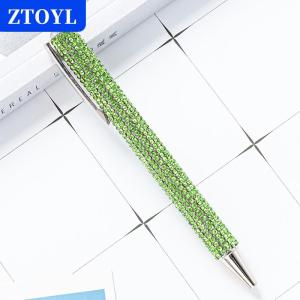 [COD]🔥🔥🔥ZTOYL Press Metal Ballpoint Pens Diamond Multi-color Gift Pen Creative Office Supplies