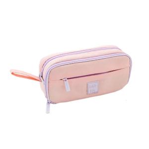 Modern Three Slide Writing Materials Bag Additional Polyester Substance Capacious Storage For School Rudiments Art And Small Electronics