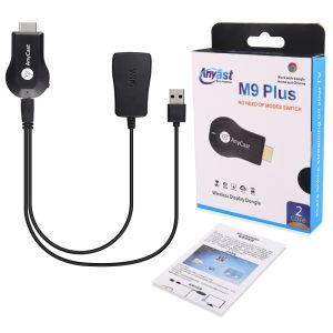 ของแท้️มีประกันตัวรับอะแดปเตอร์แสดงผลวิดีโอที่รองรับ HDMI สำหรับโทรศัพท์ Android/iOS จอแสดงผล WiFi ไร้สาย 1080P