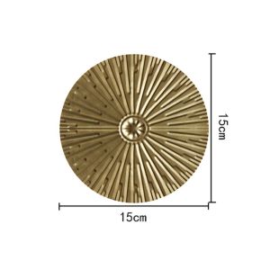 MMLUCK Light luxury Nordic Style Easy to Use Wall Decor Room Decoration Unique Design Irregular Round Bedside Hanging Art Wall Hanging Wall Pendants Sofa Ornaments Disc Wall Ornaments