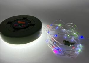 ไฟประดับตกแต่งแคมป์ปิ้ง LED 8เมตร เหมาะสำหรับตกแต่ง กันน้ำกันฝน IP65  ชาร์จไฟUSB-Type-C โคมไฟแคมป์ปิ้ง ไฟLED+ไฟเส้น8เมตร 2in1 (สินค้าพร้อมส่งจากไทย)