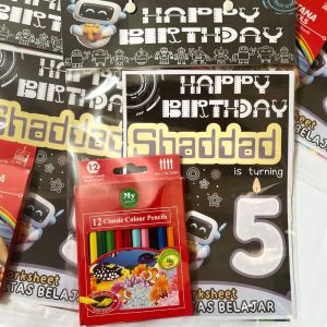 Souvenir Ulang Tahun Anak Custom Premium Kekinian Laki Laki Perempuan 1 HARI JADI Paket Bingkisan Sovenir Hampers Ultah Murah Grosir Lusinan