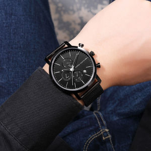 Jam Tangan Pria Hannah Martin 100% Tahan air COWOK Kronograf Quartz Analog Laki cowo Murah 109