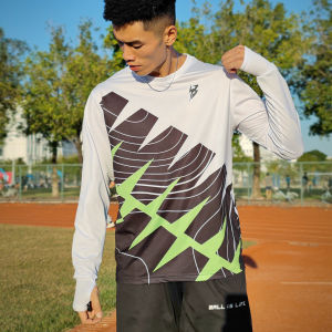 Áo chạy bộ dài tay PK012 mềm mịn thoáng khí