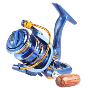 Spinning Fishing Reel Metal Reel Spinning Reel 5.2:1 Gear Ratio Speed Fishing Accessories Set