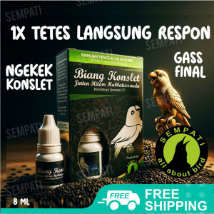 SEMPATI Biang Konslet Jinten Hitam Habbatussauda Merek Sempati Ramuan Spontan Konslet Gacor Untuk Burung Lovebird Kenari Kacer Murai Pleci Kolibri Cucak Dll BCKONSLET