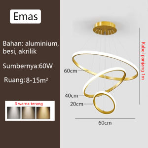 Ruang Makan Dekoratif Lampu Gantung Ruang Lampu Gantung Ruang Tamu Lampu Gantung Dekoratif Lampu Gantung LED Baru Sumber Cahaya Dapat Diganti Lampu Gantung