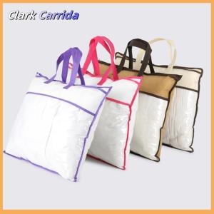 [Clark Carrida] Trong suốt không dệt gối đóng gói chăn chăn dây kéo chống bụi lưu trữ túi hộ gia đình tổ chức Túi Tote Túi kích cỡ khác nhau