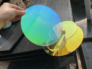 Round Shape Plexiglass Rainbow Board Acrylic (PMMA) Iridescent/Radiant CircleOргстекло For Advertising/Desk Decorate
