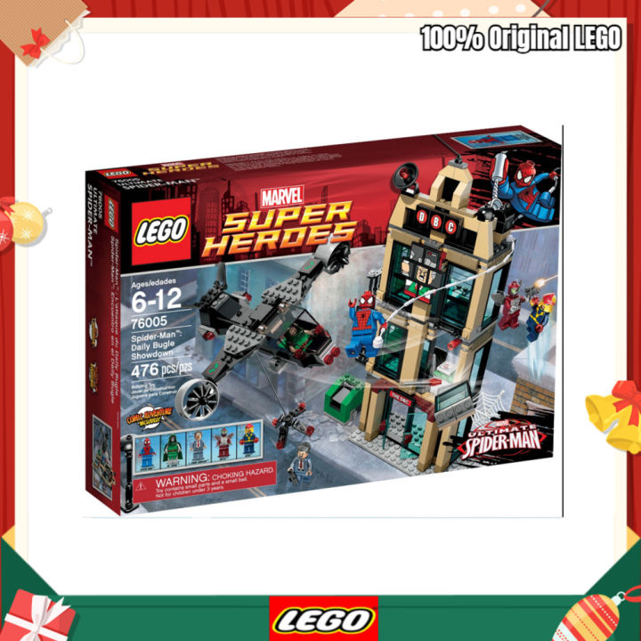 【Official】 LEGO® 76005 - Spider-Man: Daily Bugle Showdown 476pcs 6 ...