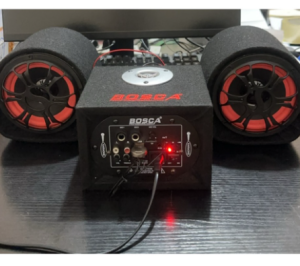 Bosca JW-A8 Dual 6 Inches Bluetooth HI-FI Bass Power Amplifier speaker with remote control with USB