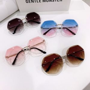 Kính Xi Ốc Mắt Tròn Không Khung Cao Cấp Nữ Hoàng Lục Giác - Nhiều Màu Cho Bạn Chọn Lựa