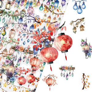 50 cái trang trí Pet Sticker Sticker thẩm mỹ cho chai nước scrapbooking Tạp Chí chai nước máy tính xách tay guitar hành lý