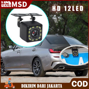 (Dikirim Dari Jakarta) 12 Kamera Mundur Sensor Parkir MobilParkir Led Hd Otomatis Kamera Belakang Mobil Kamera Cadangan Terbalik Penglihatan Malam