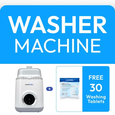 nuviebaby Clean (4 in 1) Baby Bottle Washer | Steam Sterilizer | Dryer | Storage Fits Momcozy Baby Brezza Pump Parts and Baby Essentials
