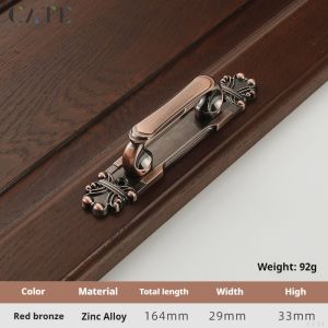 Bronze R Cabinet By Handle European Classical Vintage Furniture Cabinet Handle Kitchen Zinc Alloy Drawers Handle