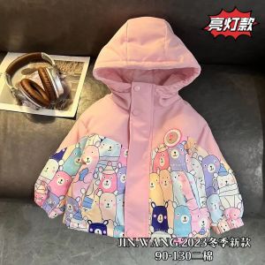 Áo phao bé gái Áo khoác cho bé 1-6 tuổi siêu nhẹ in hình ngộ nghĩnh kiểu dáng khỏe khoán thời trang