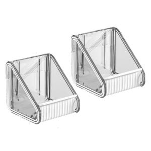 Sturdy Plastic Shower Holders Wall Mounted Bathroom Shelf With Quick Installation System Shower Storage Rack