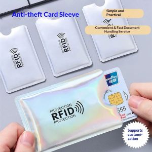 Ví thẻ chặn rfid dành cho thẻ ngân hàng và bảo vệ ID chống trộm và chống quét với khả năng che chắn an toàn