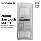 ONAIR Sports Transparent Edge Tape 2-Pack | 13mm to 20mm Pickleball Paddle Protector 23mm 26mm