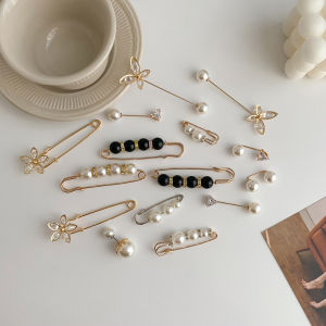 🔥Cadia👍 Korean Model Brooch Pin Jewelry Simple Simple Anti-Slip Pearl Jewelry Pin