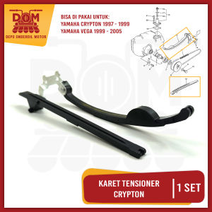 Karet Tensioner Crypton (KAGAYAKU) Lidah Karet Tahanan Bantalan Rantai Keteng Rante Kamrat Yamaha
