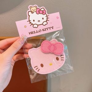 STAR FRUIT Hello Kitty Velcro dễ thương Sanrio tóc gãy hoàn thiện bài cô gái Thêu Trái Tim bangs Post