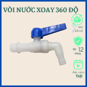 Vòi hồ nhựa vòi nước xoay 360 thông minh vòi PVC gắn tường